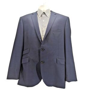 Paul Betenly Filarte Suit Jacket Mens 46R Blue Wool J-Aiden Sport Coat